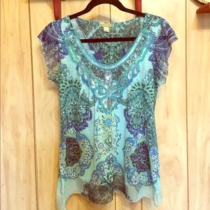 S BoHo style top